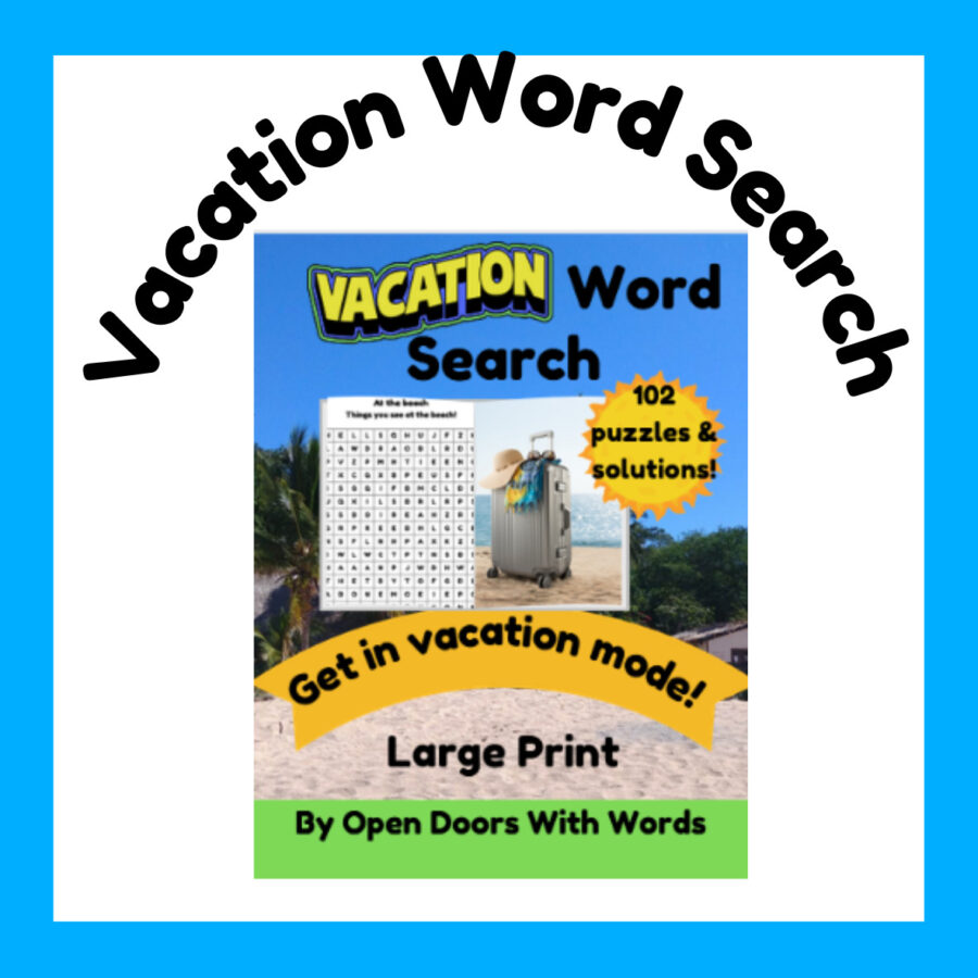Vacation Word Search Cover