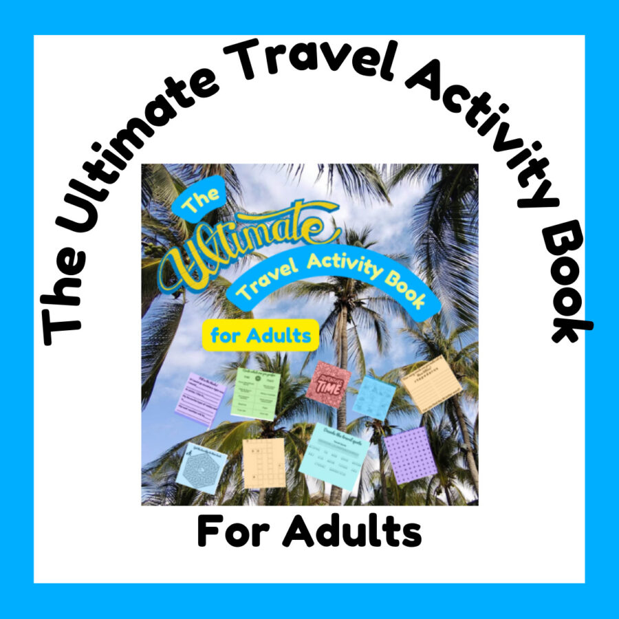 Cover of The Ultimate Travel Activity Book for Adults